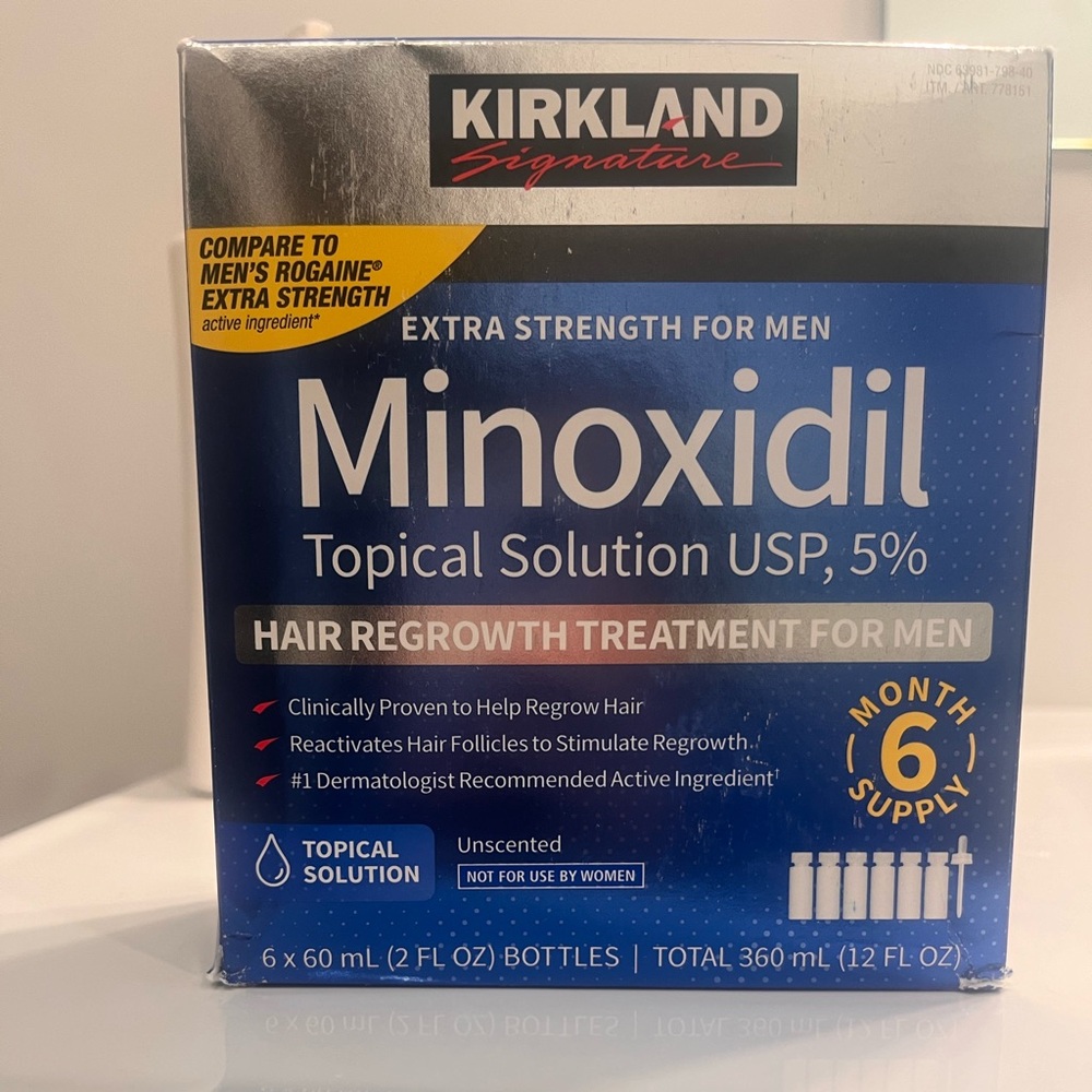 Kirkland Minoxidil 5% 6 pack brand new